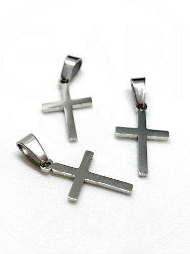 Nerūdijančio plieno pakabukas plieno spalvos, 20,5x12,5x1,2mm, 1 vnt