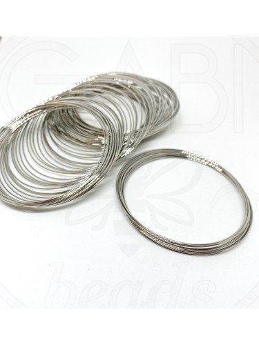 Nerūdijančio plieno vielutė su atmintim, plieno, plieno spalvos, 55mm, storis o,6mm 10...