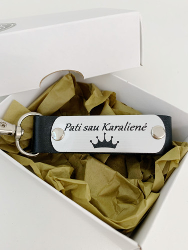Odinis raktų pakabukas "Pati sau Karalienė"