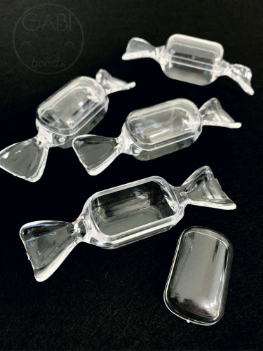 Plastikinė dėžutė "Saldainis", 8,7x2,3x2,6cm, 1 vnt