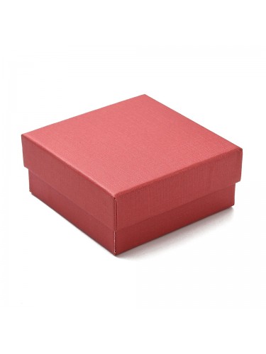Dovanų dėžutė su paminkštinimu, raudonos spalvos