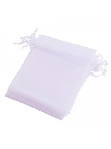 Organzos maišelis, baltos spalvos