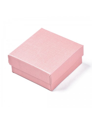 Dovanų dėžutė su paminkštinimu, rožinės spalvos