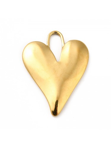 Nerūdijančio plieno pakabukas, aukso spalvos, 1vnt