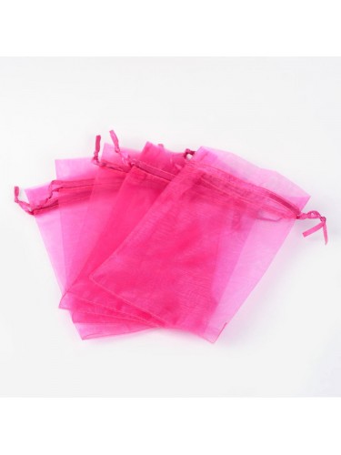 Organzos maišelis, rožinės spalvos