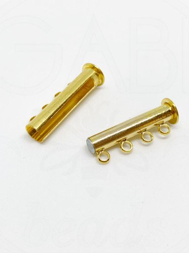 Magnetinis užsegimai, auksinės spalvos, 25x10x7mm , 1vnt