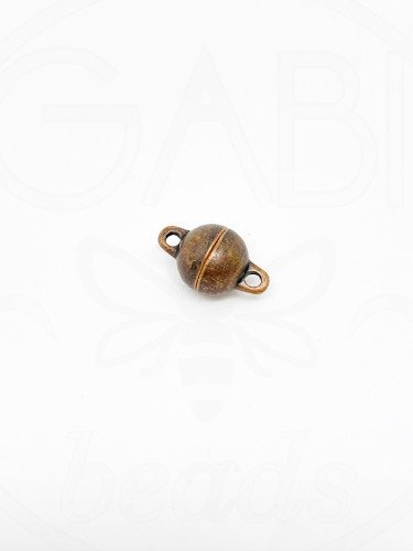 Magnetinis užsegimai, bronza spalvos, 14x8mm , 1vnt