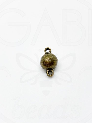 Magnetinis užsegimai, žalvario spalvos, 14x8mm , 1vnt