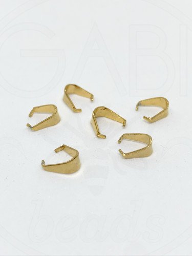 Nerūdijančio plieno deatalė pakabukui, aukso spalvos, 3x8mm, 4vnt