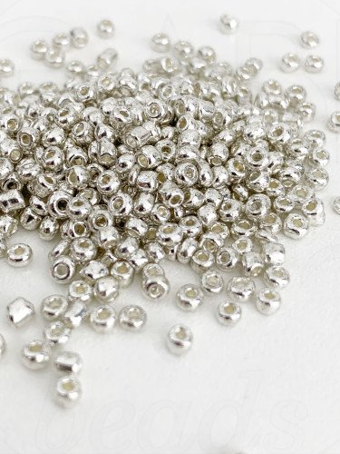 Biseris, sidabrinės spalvos, 2mm, 20g.