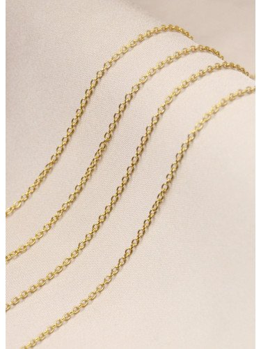 Nerūdijančio plieno grandinėlė ,2,5mm, aukso spalvos, 10cm
