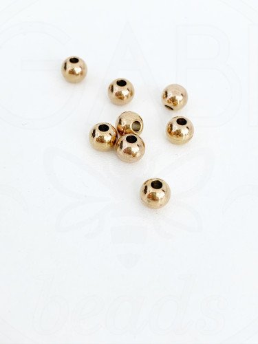 Nerūdijančio plieno intarpas, Rose gold spalvos, 6mm, 1vnt